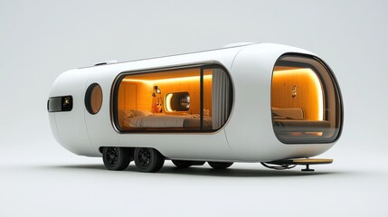 Innovative portable living space design showcases modern elegance and functionality