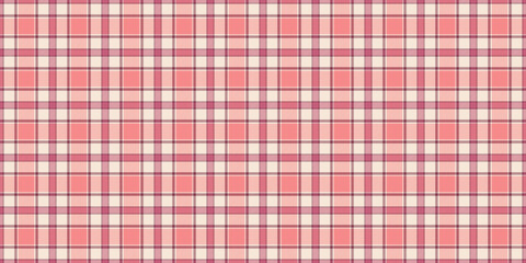 New york plaid background tartan, november pattern textile fabric. Artistic vector check seamless texture in red and antique white colors.