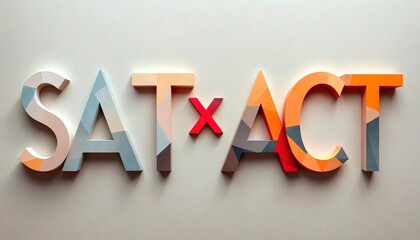 Abstract SAT ACT Score Patterns