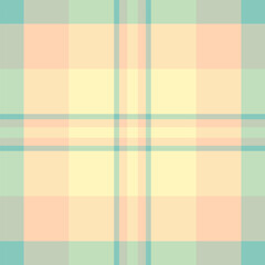 Manufacturing seamless texture pattern, brand background textile fabric. Perfection check vector plaid tartan in light and moccasin colors.