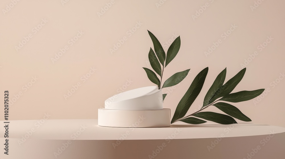 Poster Elegant branding mockup with sleek design studio setting product display minimalist environment creative concept