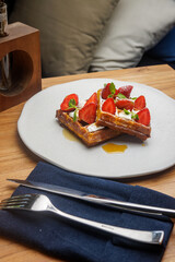 Breakfast and brunch menu