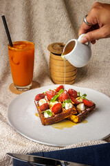 Breakfast and brunch menu