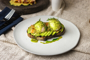 Breakfast and brunch menu