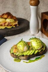 Breakfast and brunch menu