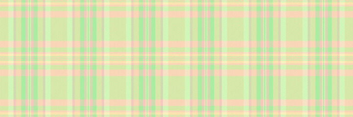 Machinery pattern fabric texture, straight textile tartan seamless. Retail check background vector plaid in light and green colors.