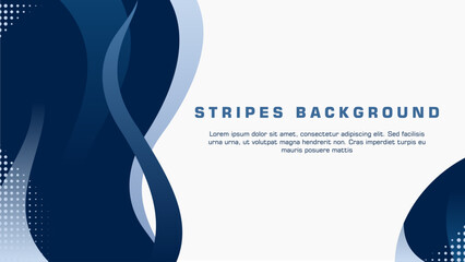 Modern abstract background with waves design illustration. Lines and stripes design. Wavy lines and stripes background.