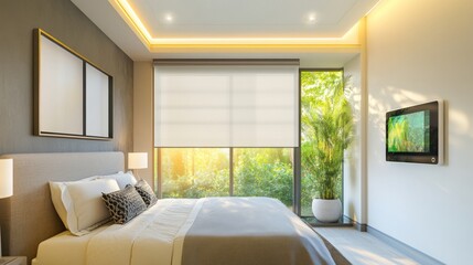 Modern Bedroom Interior Design with Natural Light