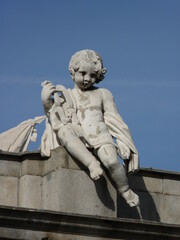 Madrid architecture statue