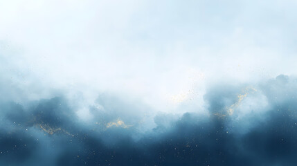 Fototapeta premium Soft Blue and White Cloudy Sky with Ethereal Lighting Effects