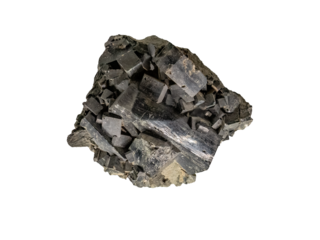 Augite, also known as Augurite, is a common rock-forming pyroxene mineral