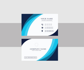Fototapeta premium Modern business card design simple design and professional card with unique design for business attractive editable business card print ready file.