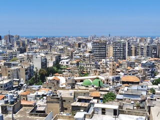 Fototapeta premium Tripoli, (“The Eastern Tripoli”), city and port, northwestern Lebanon. It lies on the Mediterranean coast at the mouth of the Abū ʿAlī River, 40 miles (65 km) north-northeast of Beirut.