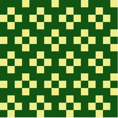 flowers in pixel art. pattern