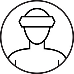 Virtual Reality Headset icon Design