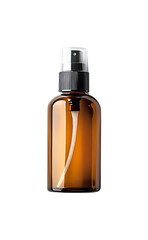 Fototapeta premium Elegant Brown Glass Spray Bottle for Essential Oils and Aromatherapy