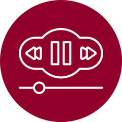 Fototapeta premium Music Player icon Design
