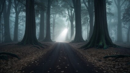 fog in the forest