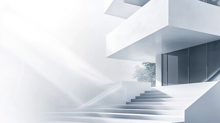 Fototapeta premium Modern Architecture Entrance 