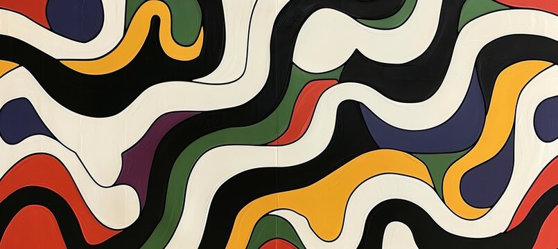 Dynamic abstract design featuring swirling colors that evoke energy and vibrancy