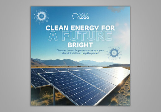 Solar Panels Social Media Template