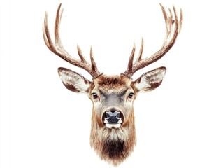 Deer Head Close Up
