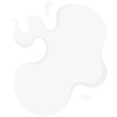 Cartoon smoke effects. Coffee and tea steam, food flavor, smell and aroma. Vector white vapor of hot drinks and food, fire flame, cigarette smoke clouds, coffee cup or mug steam.