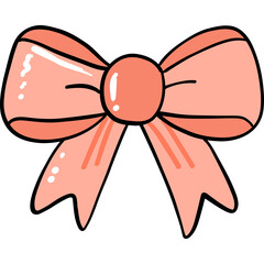 Groovy Bow with Vibrant Charm