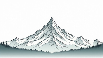 winter forest landscape