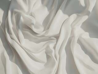 Obraz premium Close-up white fabric