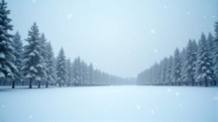 Fototapeta premium winter landscape with trees