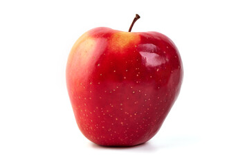 Red apples, isolated on white background.