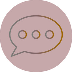 Obraz premium Chat Bubble icon Design