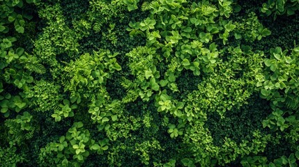 Soil with lush green plants thriving, symbolizing fertility and growth potential
