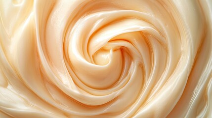Swirled Cream Texture Abstract Background Design