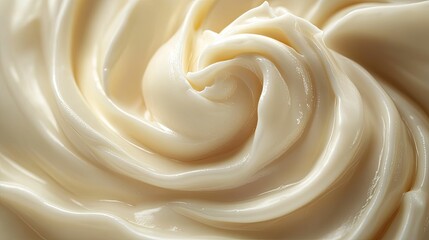 Creamy Swirled Substance Close Up Texture