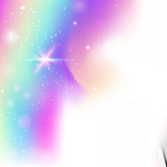 Princess Invitation. Pink Kawaii Background. Fairy Gradient. Fairytale Girlish Effect. Purple Magical Hologram. Blue Pastel Pattern. Girl Texture. Dream Princess Invitation.