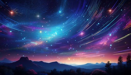 Fototapeta premium night sky with stars