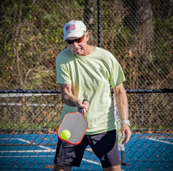 To be a successful picklwball player, one must keep the eye on the ball