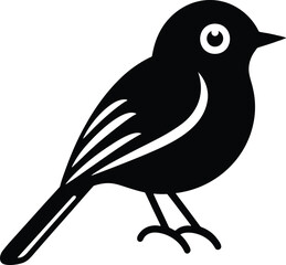 Bird silhouette vector art illustration, best for Logo and T-Shirt design