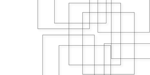 Abstract white and grey geometric overlapping square pattern background with shadow. Modern minimal and clean white background with realistic line. design for banner, poster, template, cover. vector