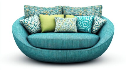 couch on a white background