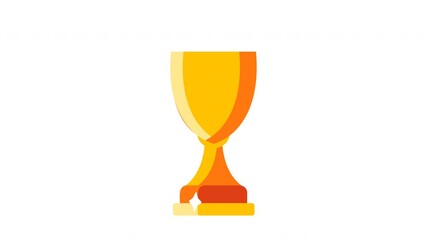 An Artistic Representation of a Trophy Symbolizing Achievement and Success in Various Competitions