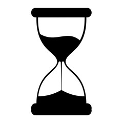 Sand hourglass icon. Vector image