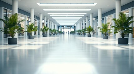 mockup billboard in a bustling shopping mall, capturing attention in a vibrant retail environment , isolated on white background,  , copy space, copy space for text,