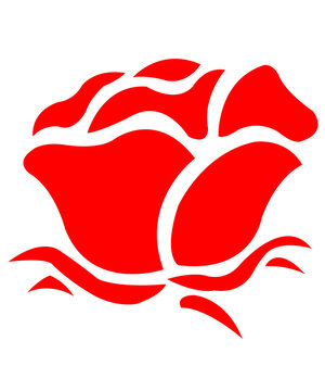 recommend clip art: Rose flower clip art design on plain white transparent isolated background for card, shirt, hoodie, sweatshirt, apparel, card, tag, mug, icon, poster or badge