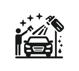 Car Wash and Detailing Logo Vector
