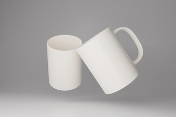 Coffee mug mockup design template