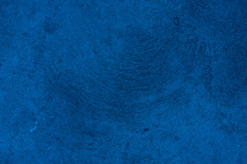 Old wall pattern texture cement blue dark abstract  blue color design are light with black gradient background.