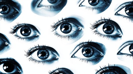 multitude expressive eyes peer darkness reflecting unique emotions and stories captivating viewers and igniting their imagination.